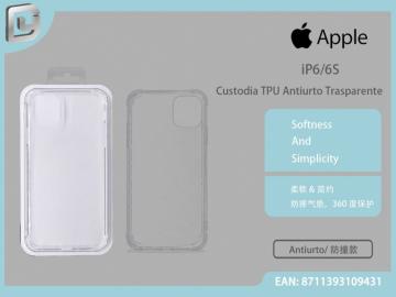 CUSTODIA TPU ANTIURTO TRASPARENTE IPHONE 6G-6S